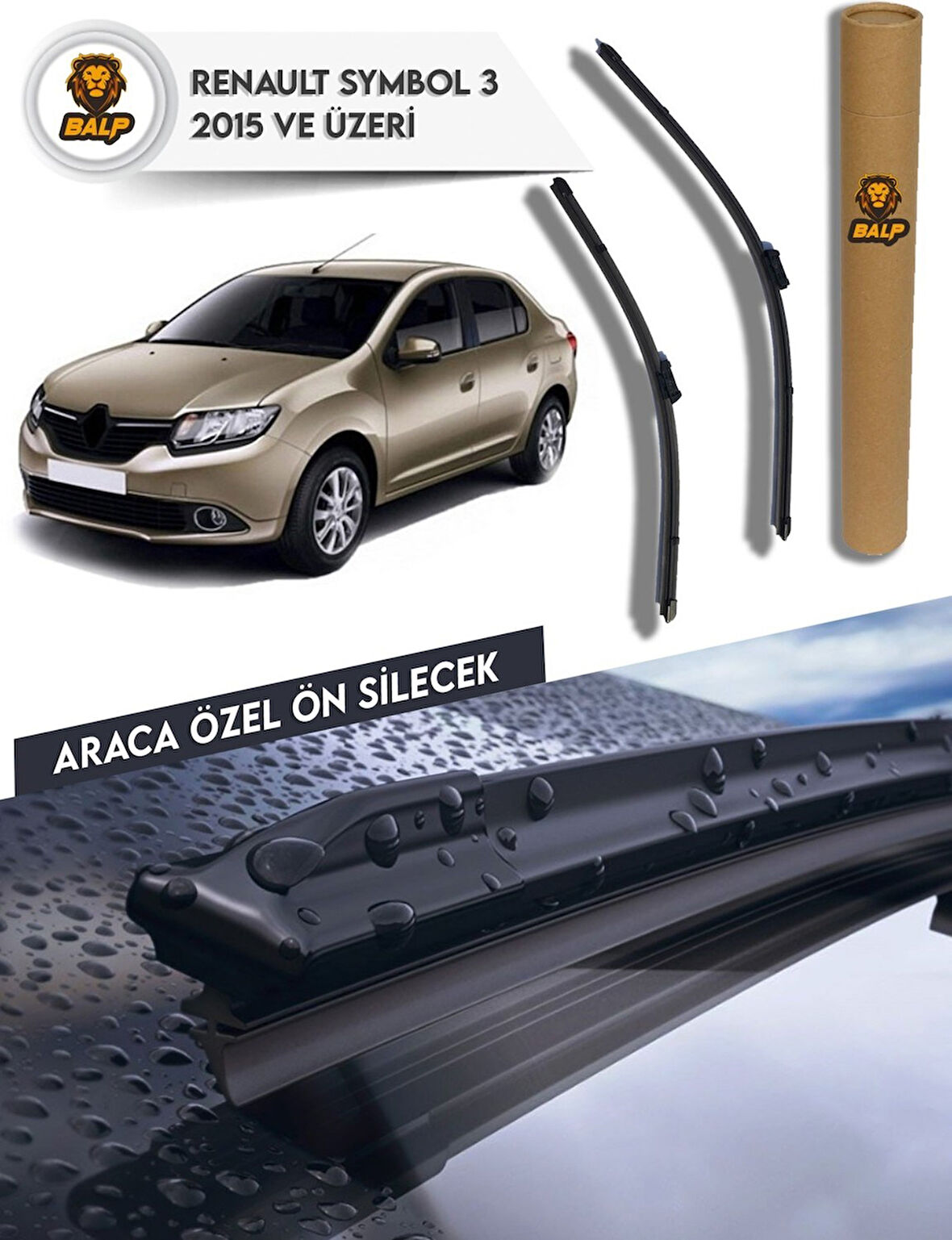 Renault Symbol Muz Silecek Takımı (2013-2015) 53x50-Ü