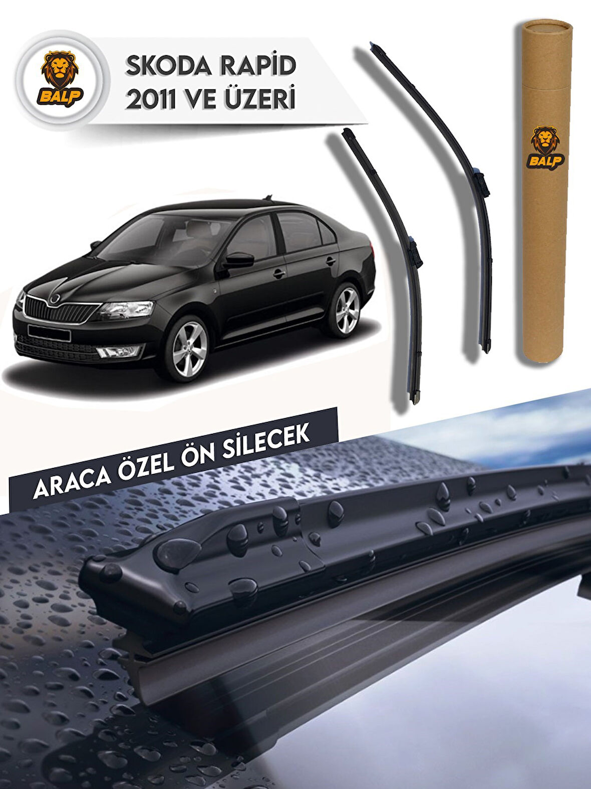 Skoda Rapid Muz Silecek Takımı (2012-2019) 60x40a