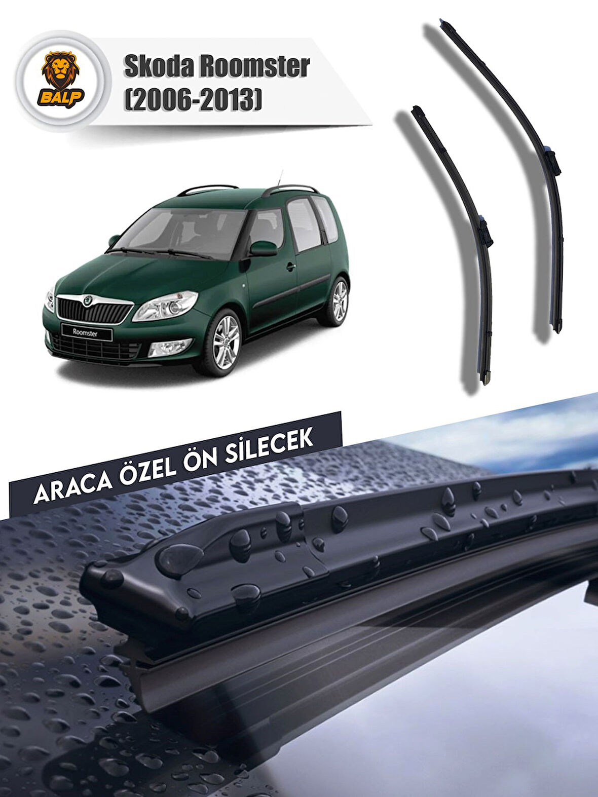 Skoda Roomster Muz Silecek Takımı (2006-2013) 53x53a