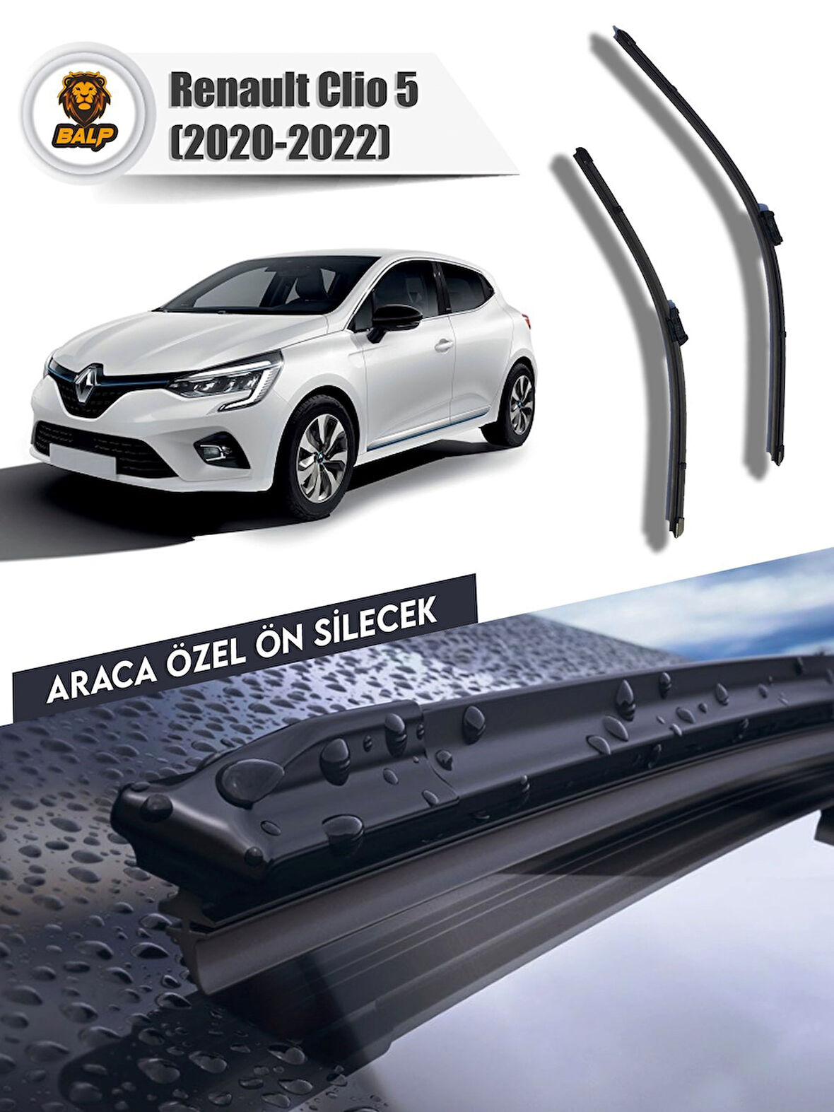 Renault Clio 5 Muz Silecek Takımı (2020-2022) 70x30