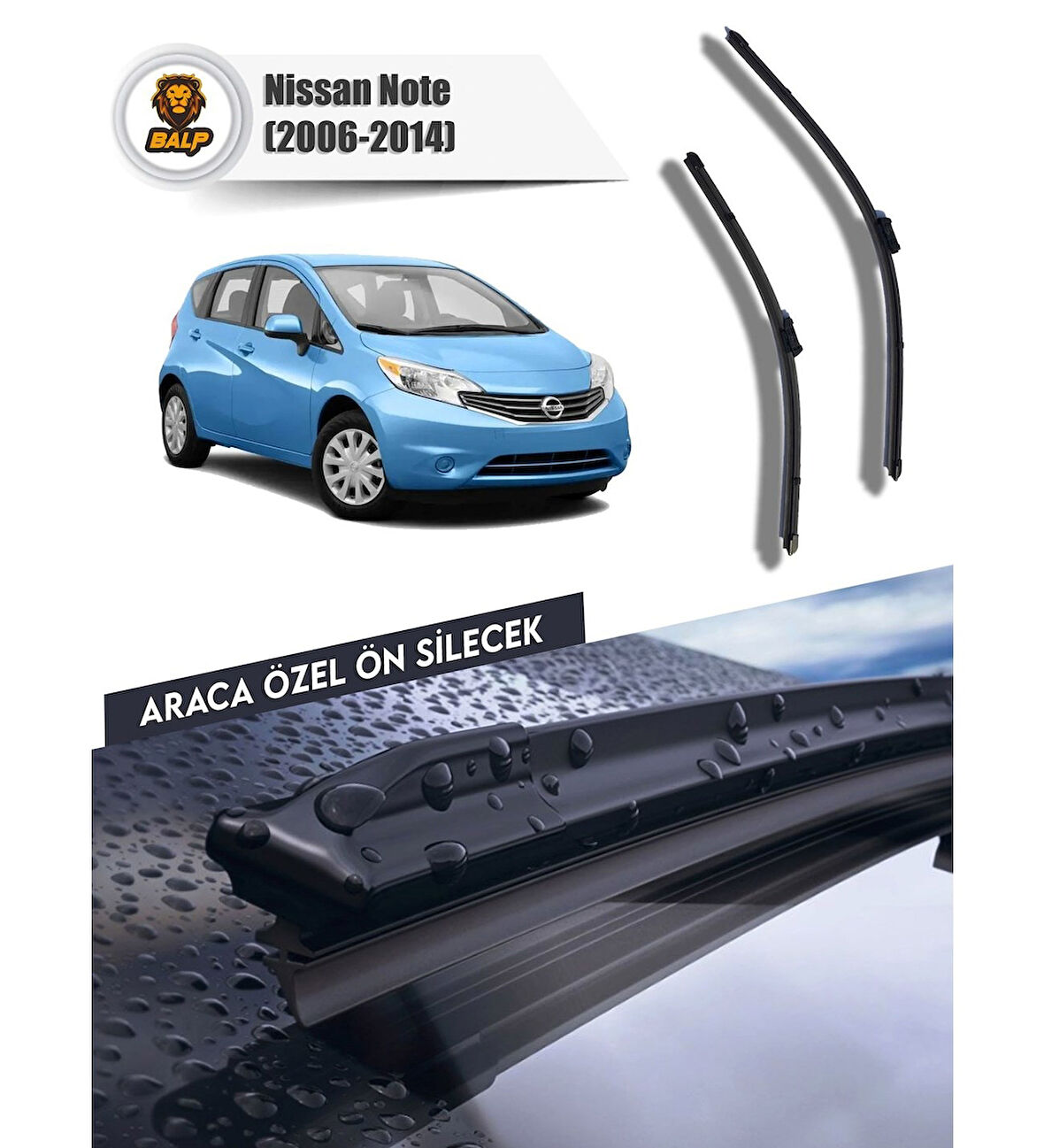 Nissan Note  Muz Silecek Takımı (2006-2014)  60x34ü