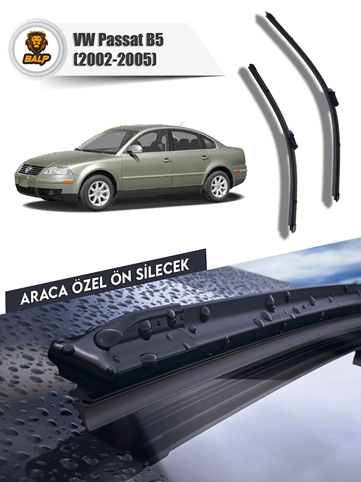 VW Passat B5 Muz Silecek Takımı (2002-2005) 53x48-A