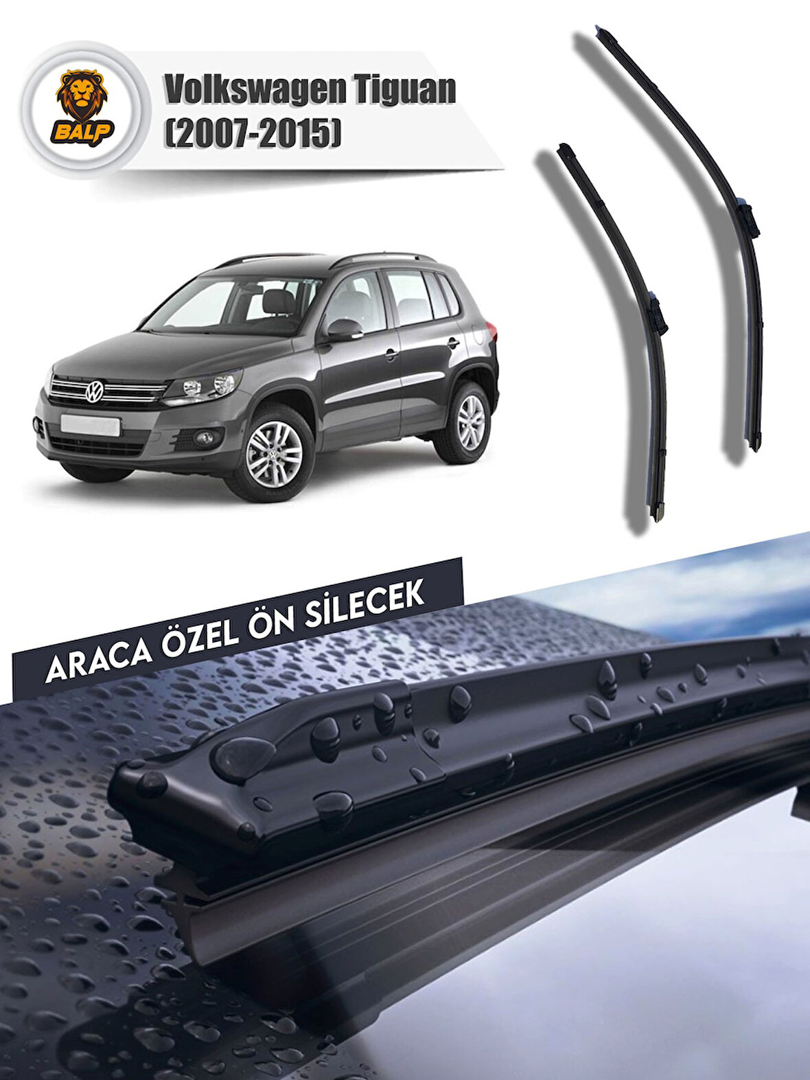 Volkswagen Tiguan Muz Silecek Takımı (2007-2015) 60x53a