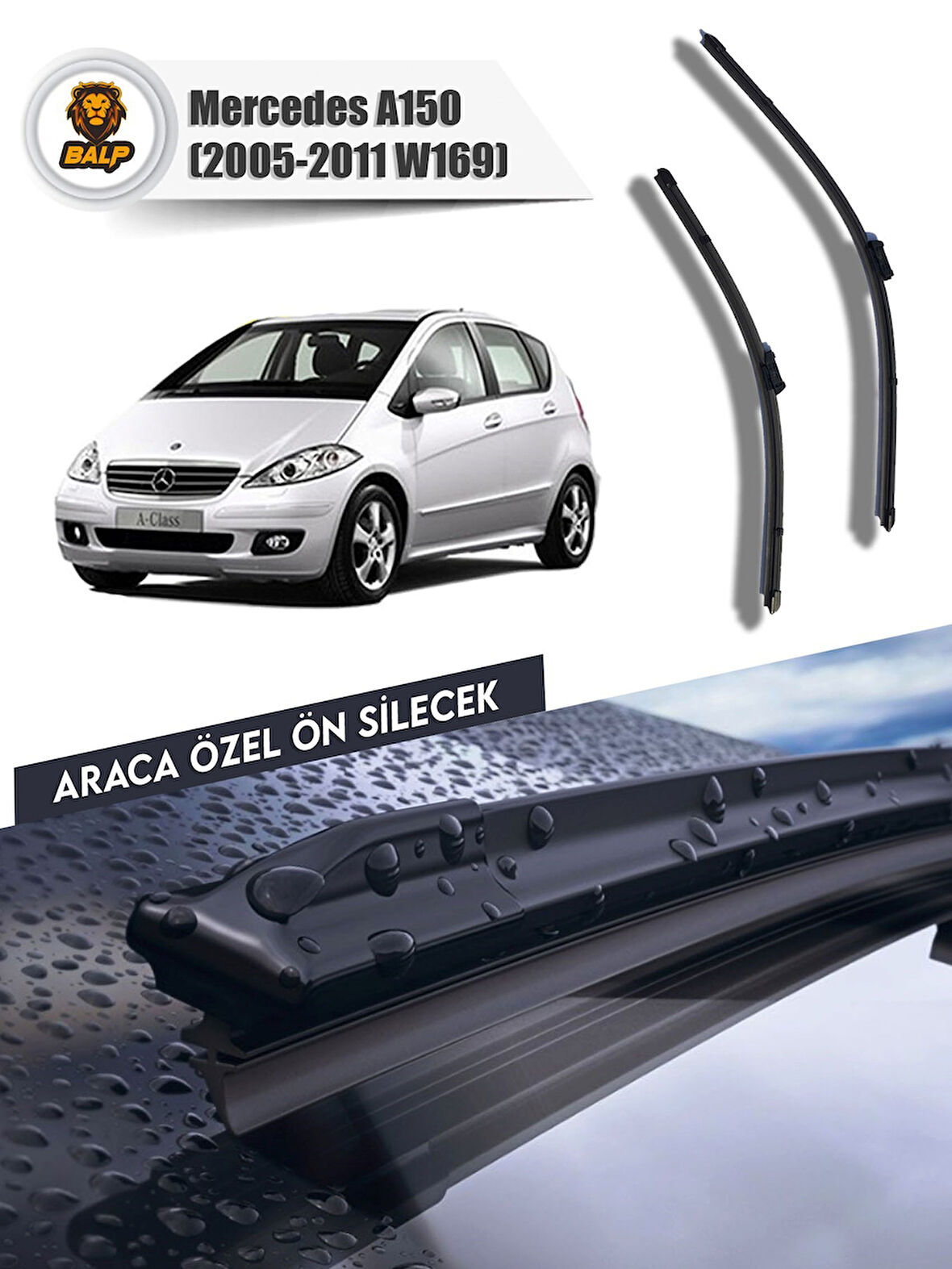 Mercedes A150 Muz Silecek Takımı (2005-2011 W169) 65x5A