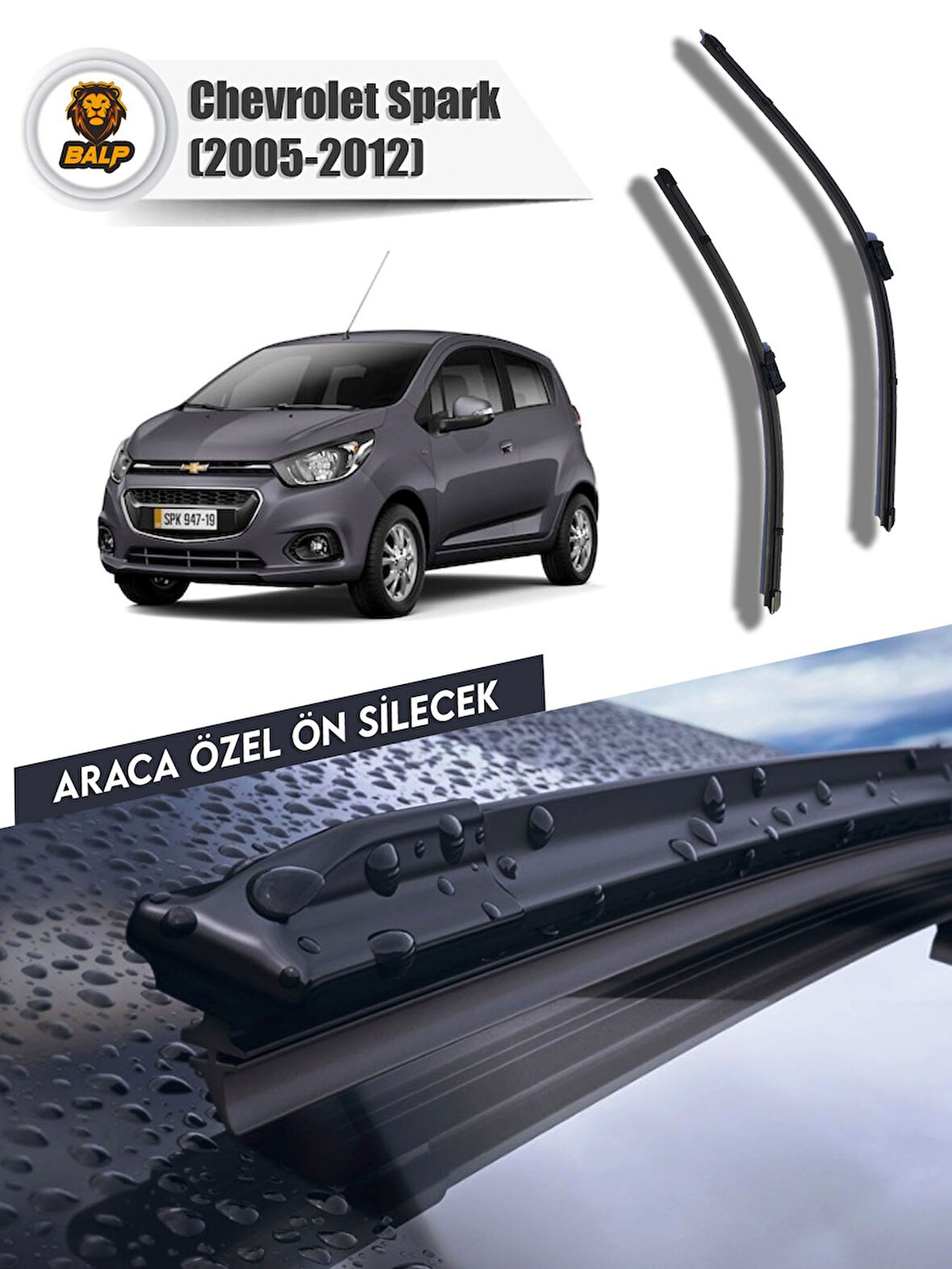 Chevrolet Spark Muz Silecek Takımı (2005-2012) 55x35Ü