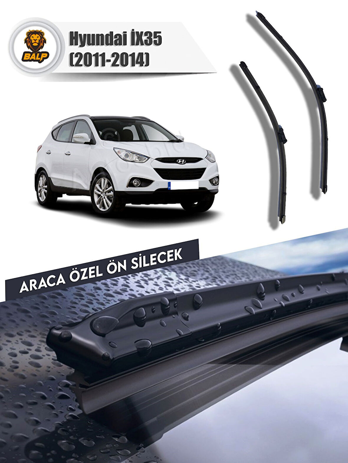 Hyundai İX35 Muz Silecek (2011-2014) 60x40Ü