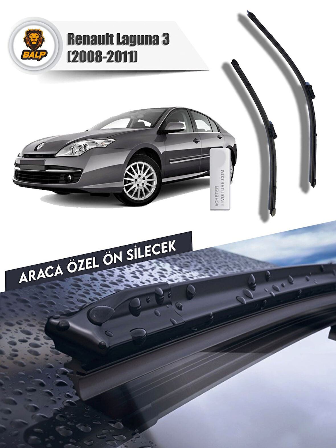 Renault Laguna 3 Muz Silecek Takımı (2008-2011) 65x40