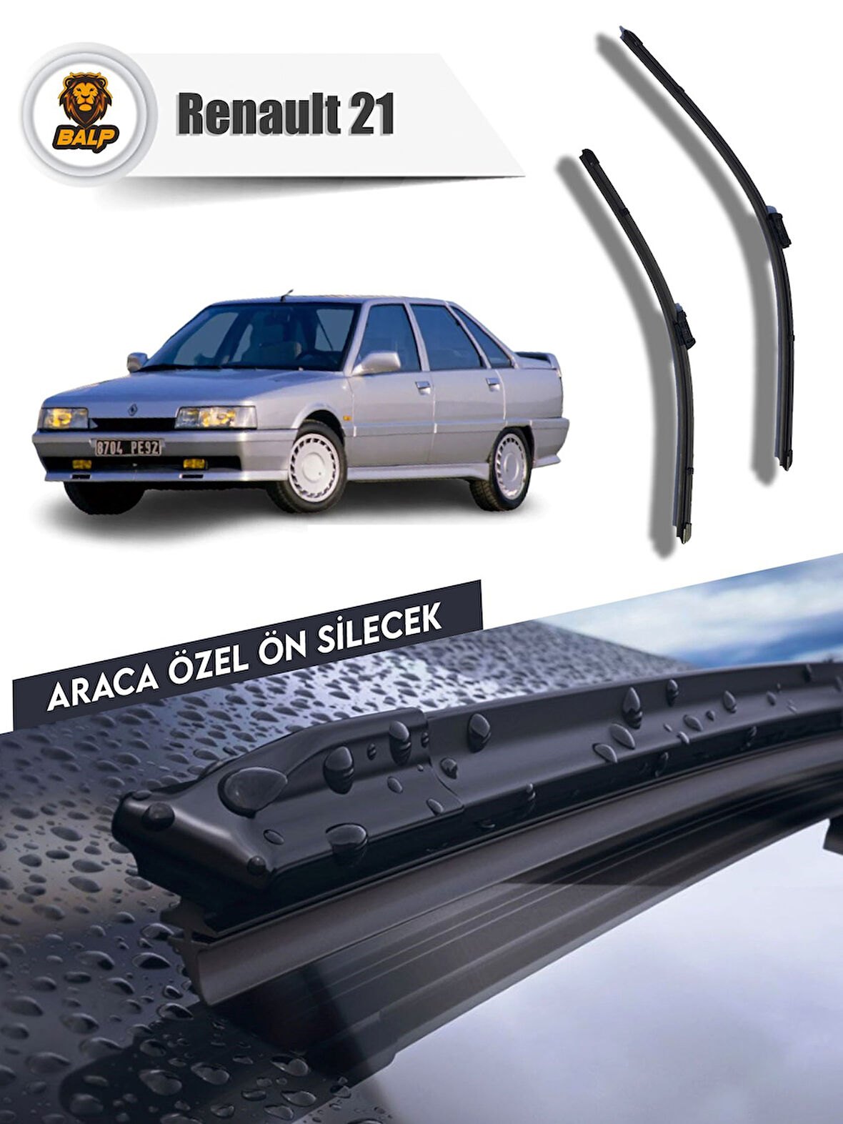 Renault 21 Broadway  Muz Silecek Takımı 45x45
