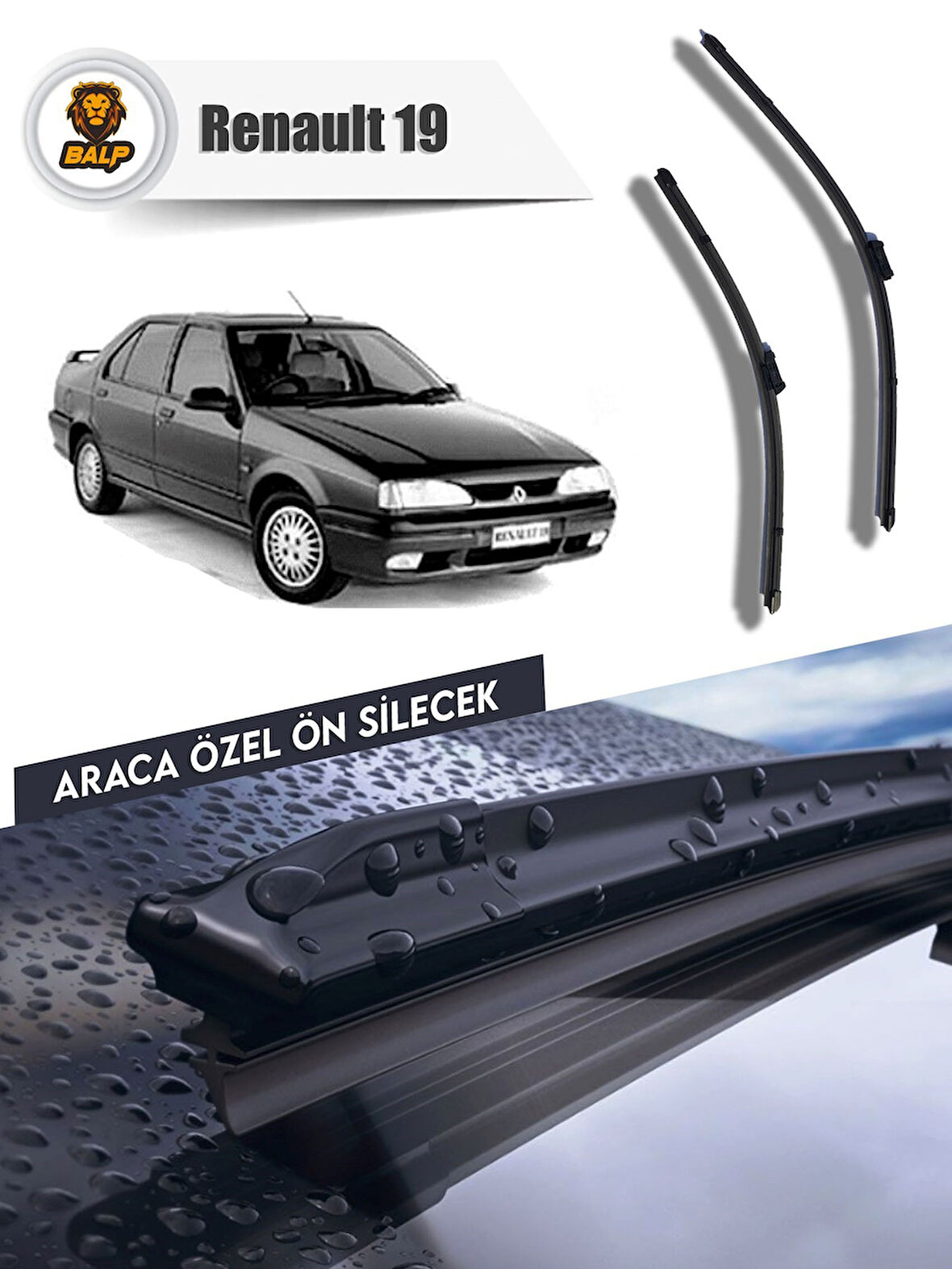 Renault 19 Broadway  Muz Silecek Takımı 51x51