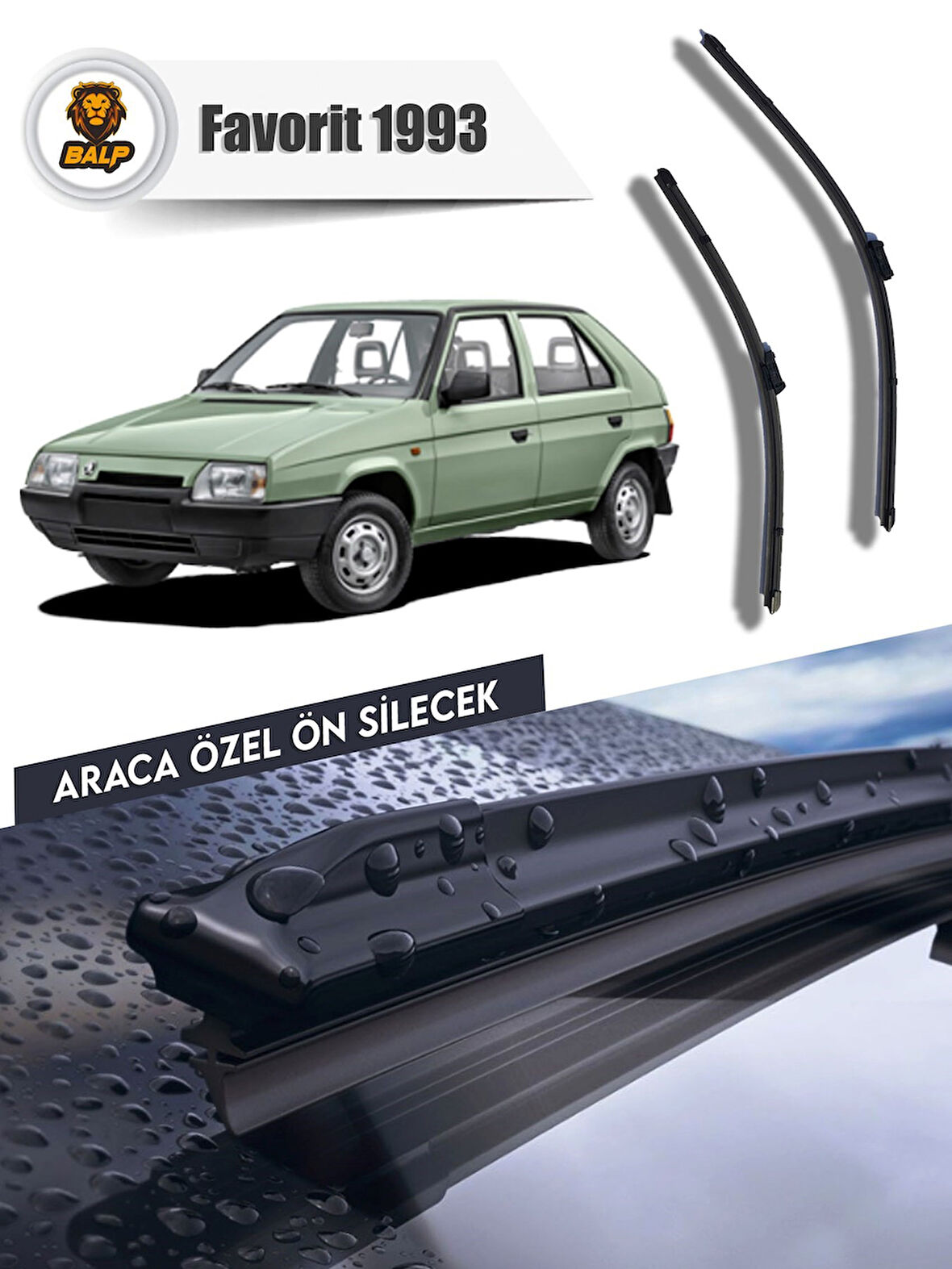 Skoda Favorit Muz Silecek Takımı 1993 ve Üzeri 45x45