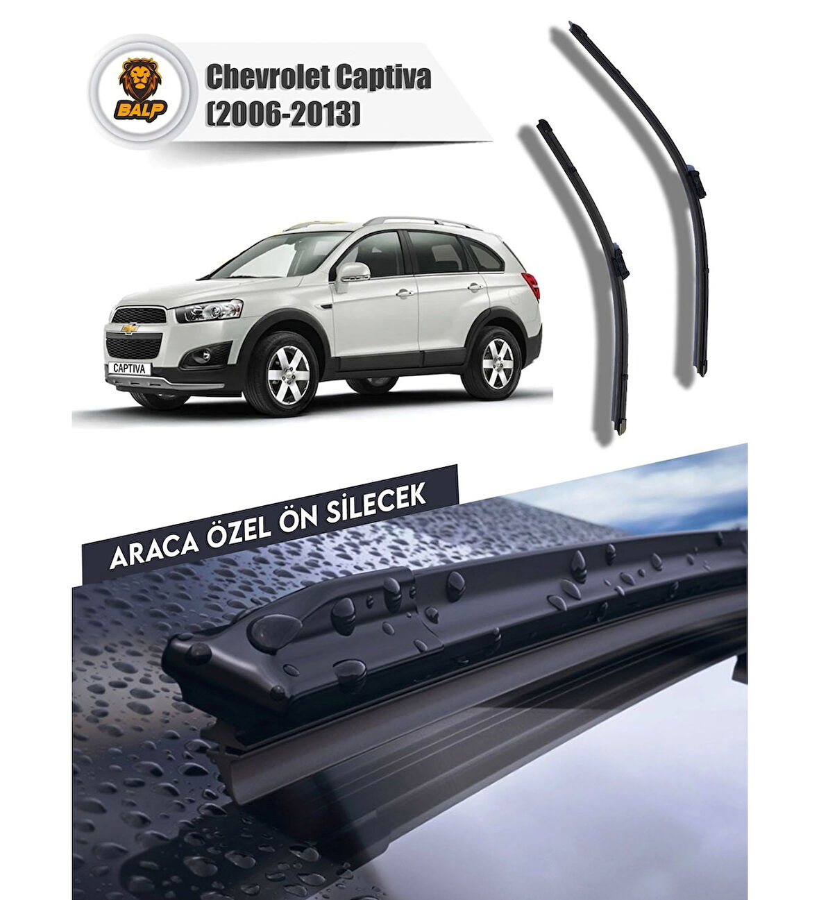 Chevrolet Captiva Muz Silecek (2006-2013) 60x40 Ü