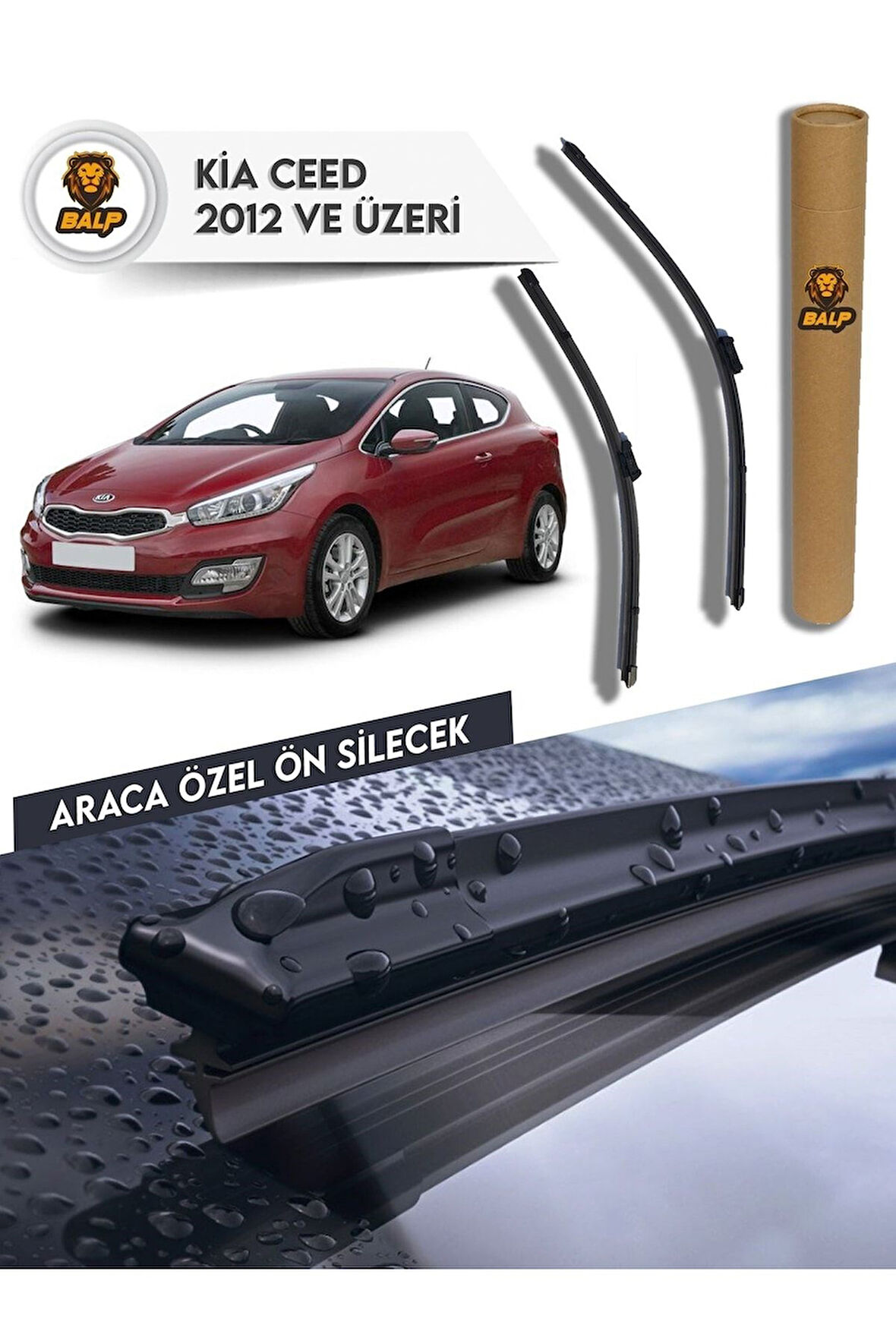 Kia Ceed Muz Silecek Takımı 2012 ve Üzeri 65x35 Ü