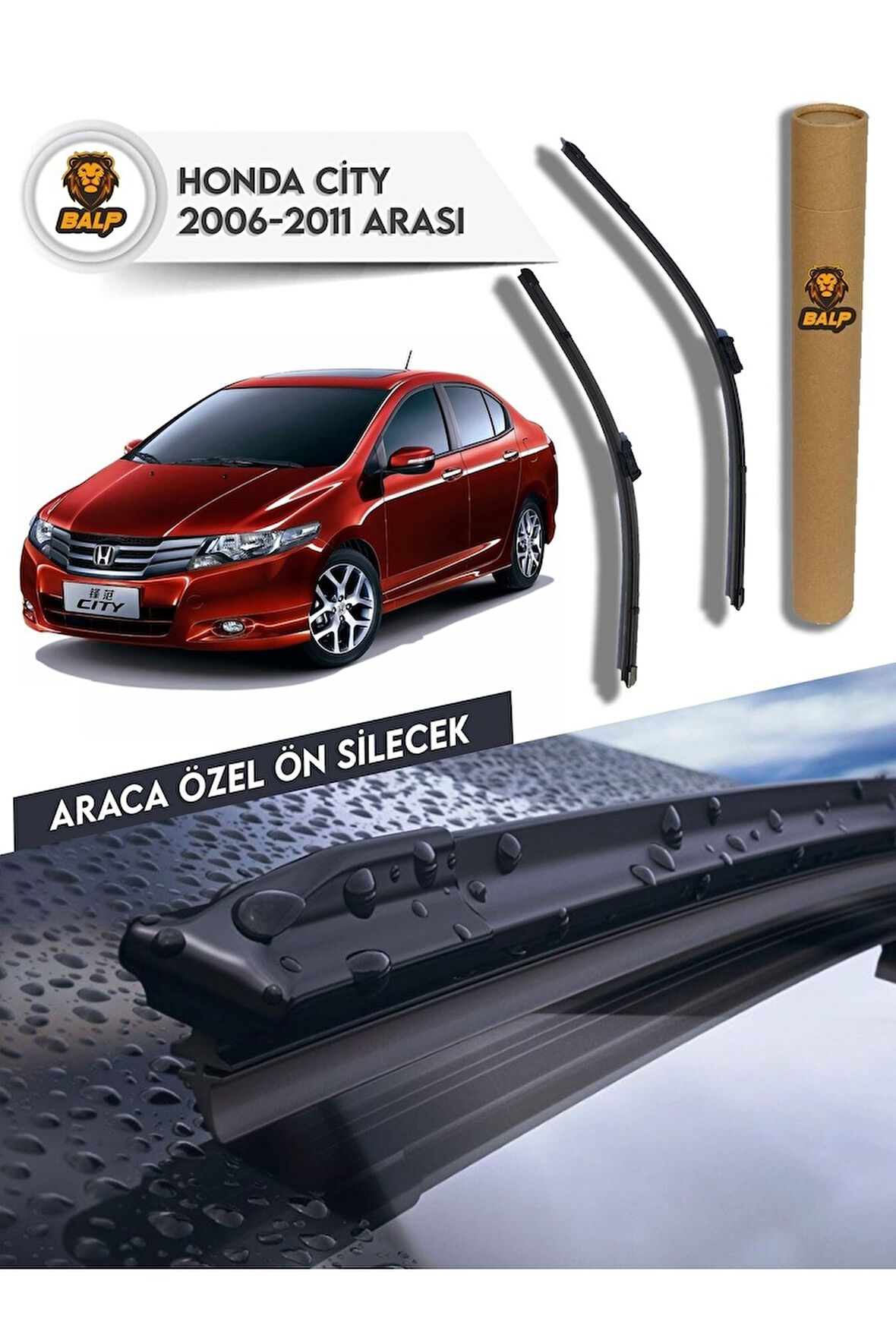 Honda City Muz Silecek Takımı (2006-2011) 60X35 Ü