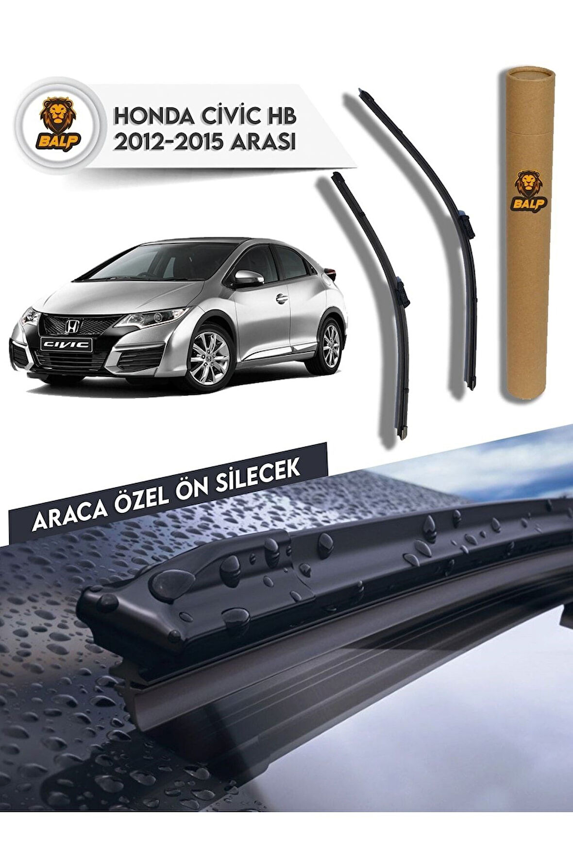 Honda Civic HB Muz Silecek Takımı 2012-2015 Arası 65x45