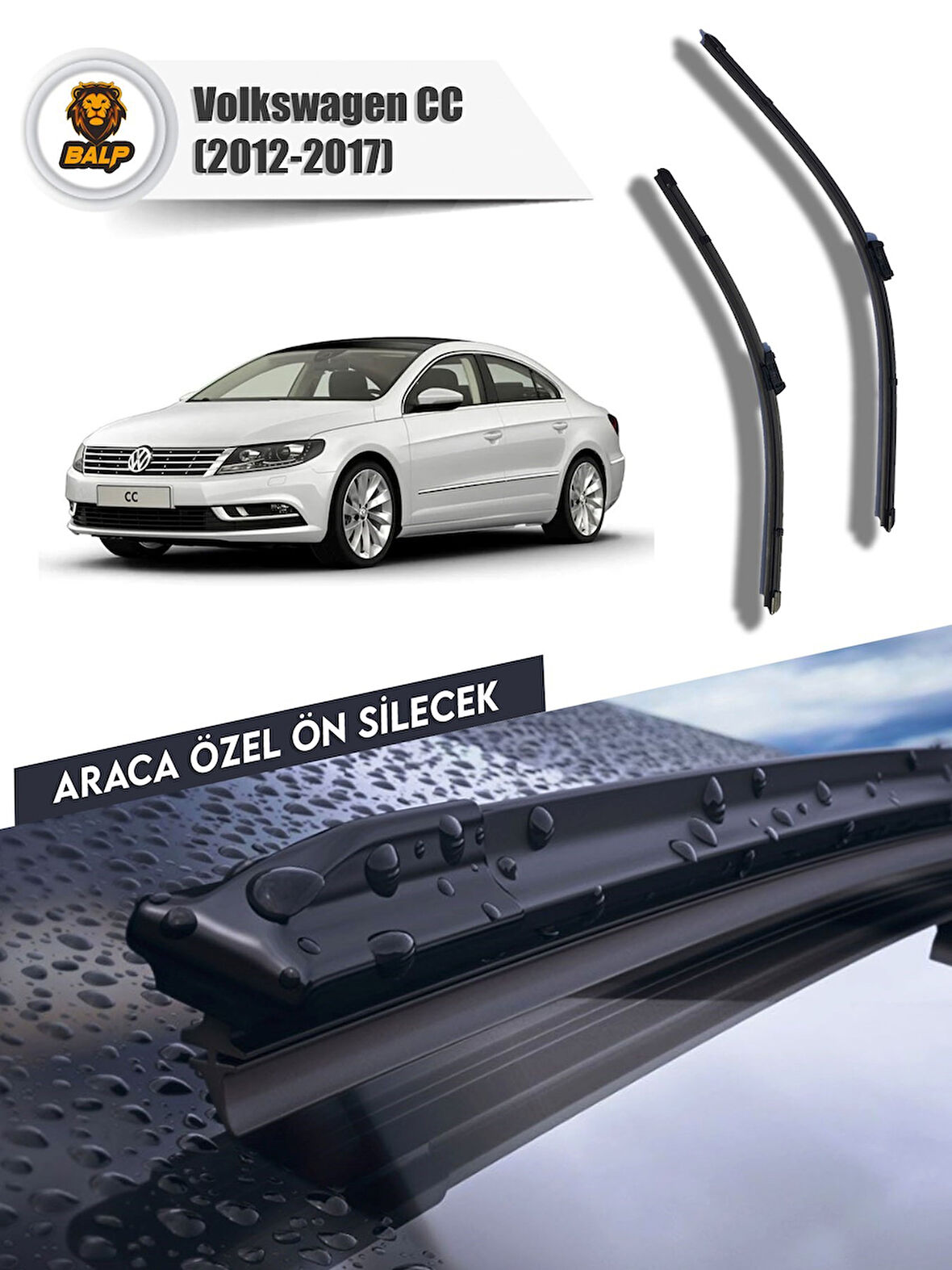 Volkswagen CC Muz Silecek Takımı (2012-2017) 60x48a