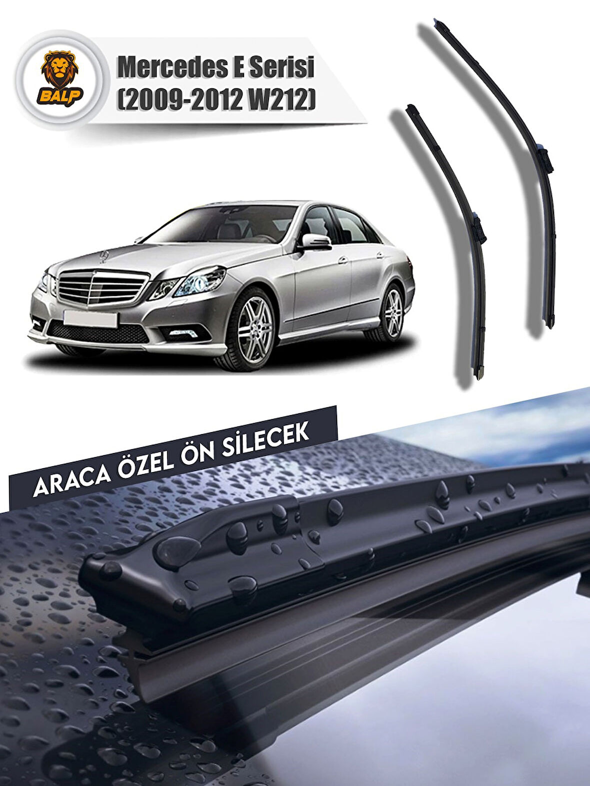 Mercedes E Serisi Muz Silecek Takımı (2009-2012 W212) 60x60a