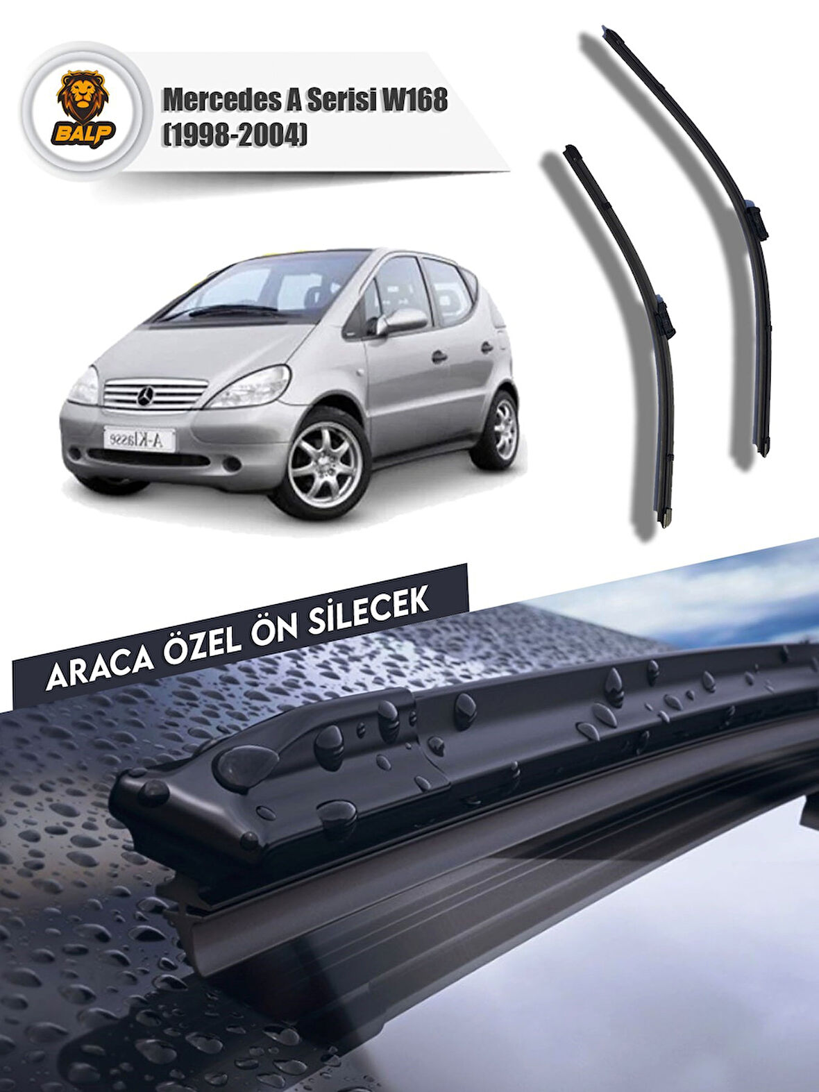 Mercedes A Serisi W168 Muz Silecek (1998-2004) 65x55ü