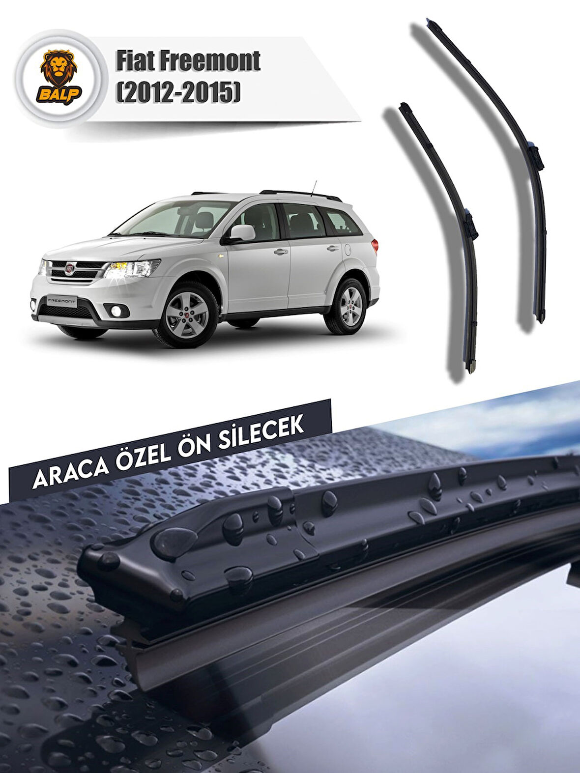 Fiat Freemont Muz Silecek Takımı (2012-2015)  60x48 Ü