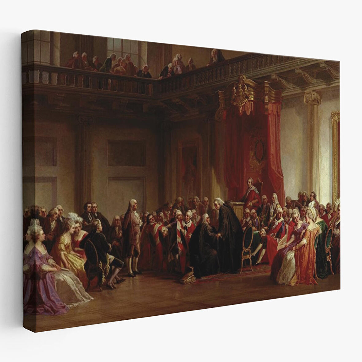 Benjamin Franklin Danışma Meclisi Huzuruna Çıkıyor Tablosu-6542