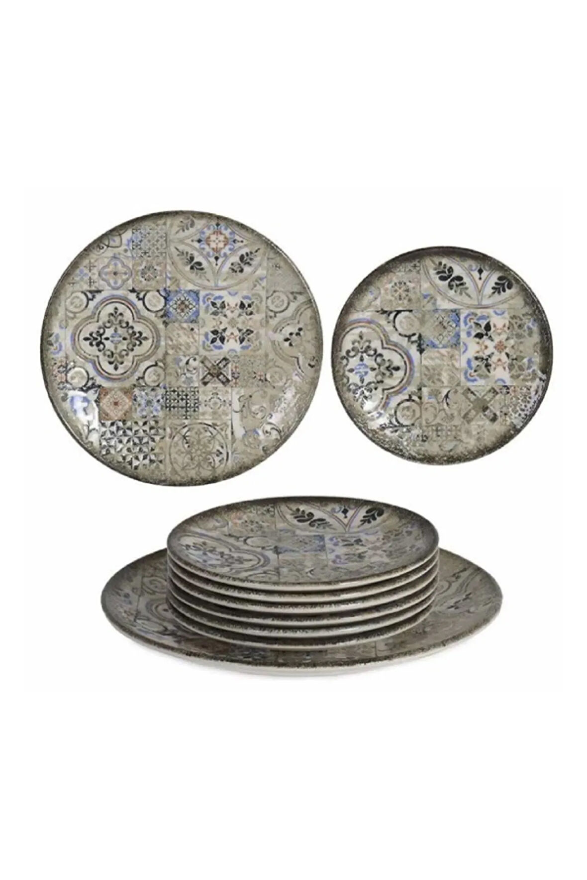 Valencia Pasta Servis Takimi Porselen  6+1 adet 28/21 cm