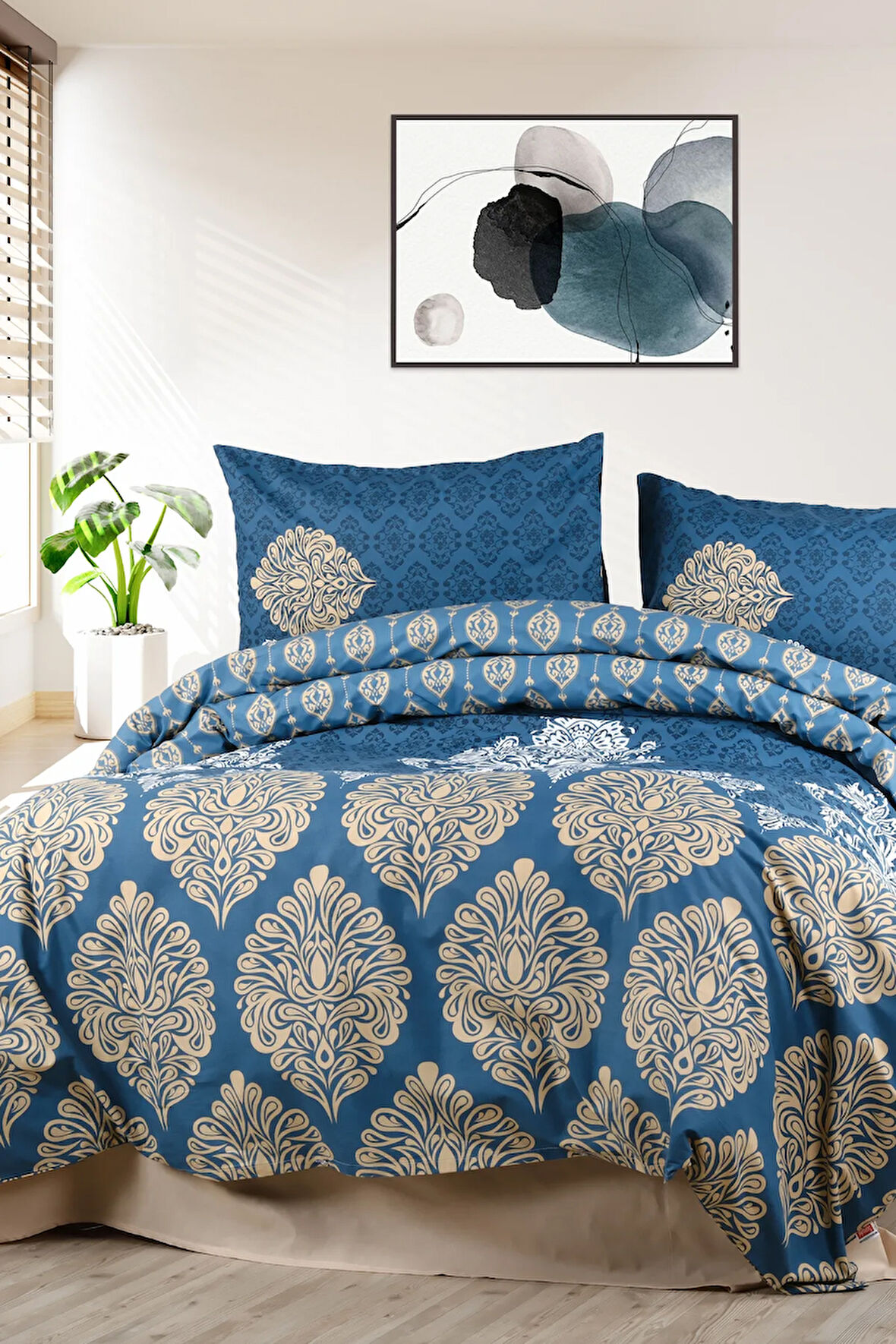Aytunç Sultan %100 Pamuklu Çift Kişilik Nevresim Takımı 200x220 cm
