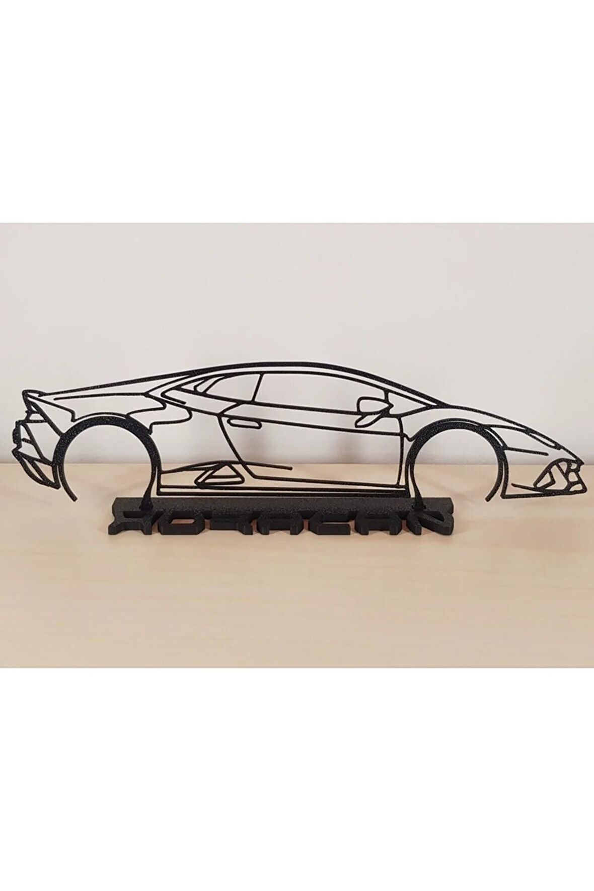 Lamborghini Huracan Evo  20cm Plastik Masa Süsü Masa Dekorasyonu