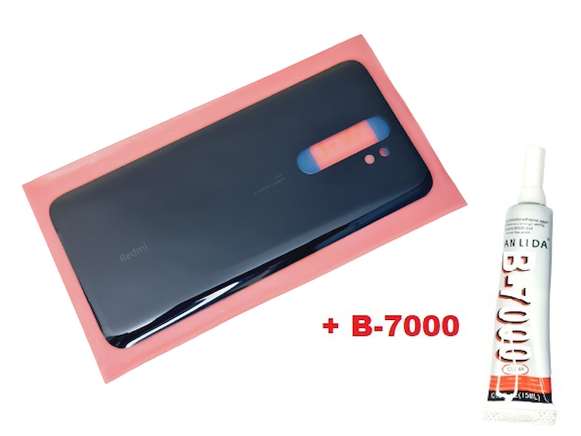 Tkgz Xiaomi Redmi NOTE 8 PRO Arka Kapak (CAM+B-7000) SİYAH