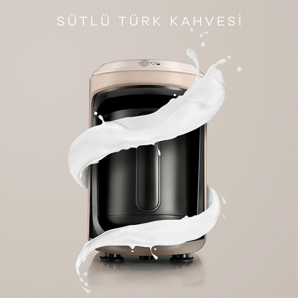 Karaca Hatır Hüps Sütlü Türk Kahve Makinesi Bej