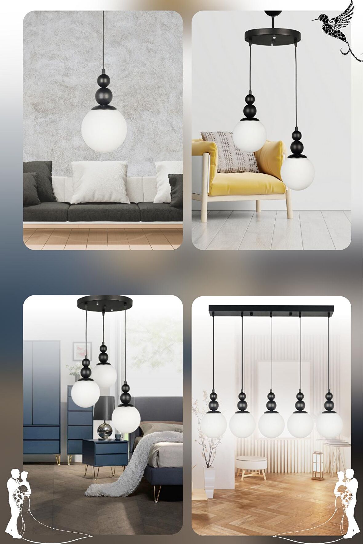 VENÜS ÖZEL SET 7 - ÇEYİZLİK AVİZE - Yatak Odası - Salon - Mutfak - Hol