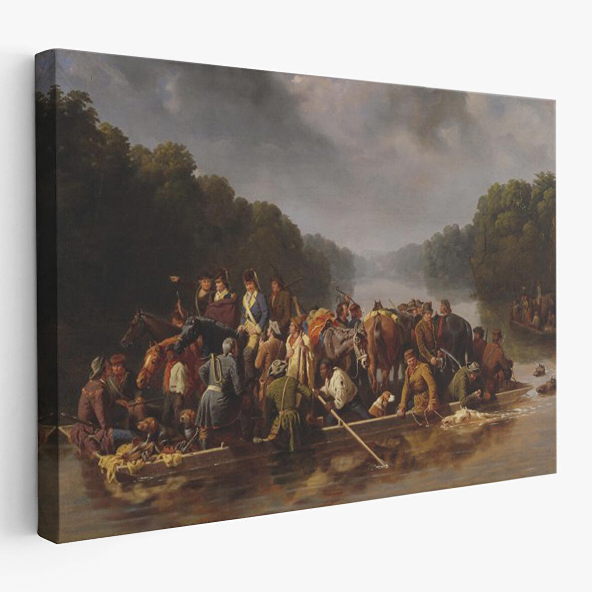 Marion Peedee'yi Geçiyor Tablosu - William Tylee Ranney-6544