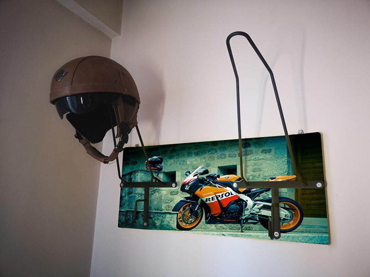 Motosiklet Kask Askısı, Motor Kask Askısı, Kask Askılığı 2024 Honda x2 v9