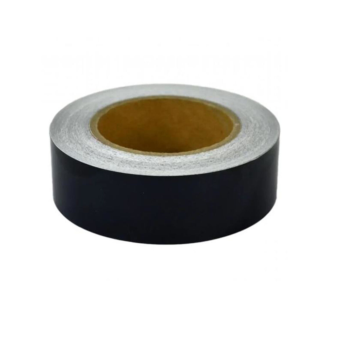 Parlak Siyah Bant Yapışkanlı Araç Çıta Direk Kaplama Folyosu 4 Cm X 4 Metre