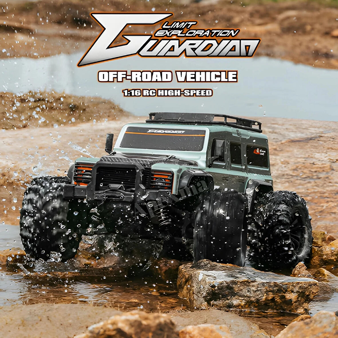 2.4GHz Uzaktan Kumandalı 50 Km Hız Yapan 1:16 Ölçek 4x4 Off-Road Arazi Aracı - Kumandalı Rc Araba