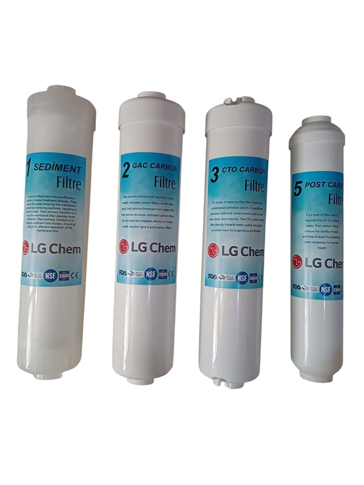 kapalı kasa inline filtre 4 lü set tüm kapalı kasa cihazlara uyumludur lg