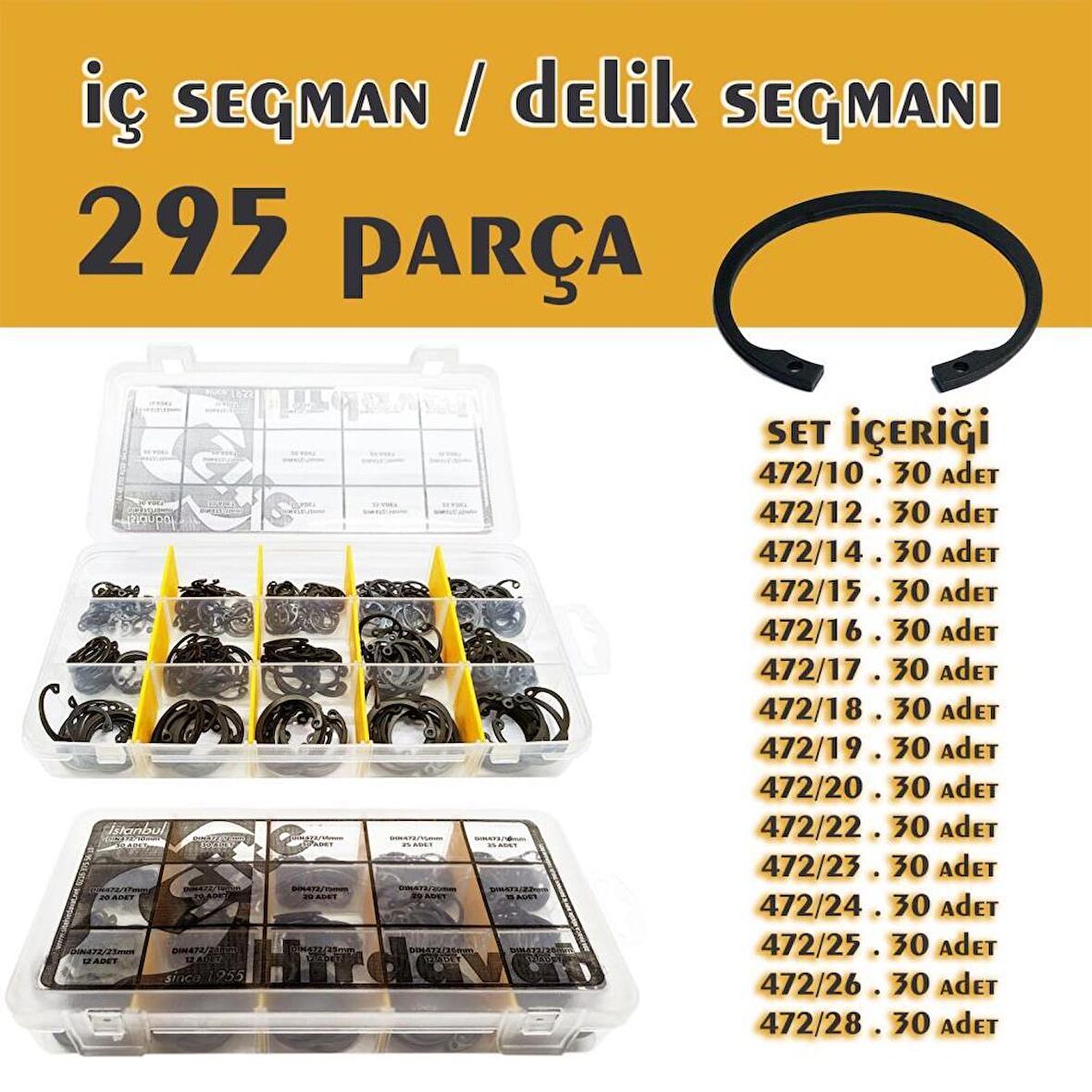 295 Parça İç Segman Seti