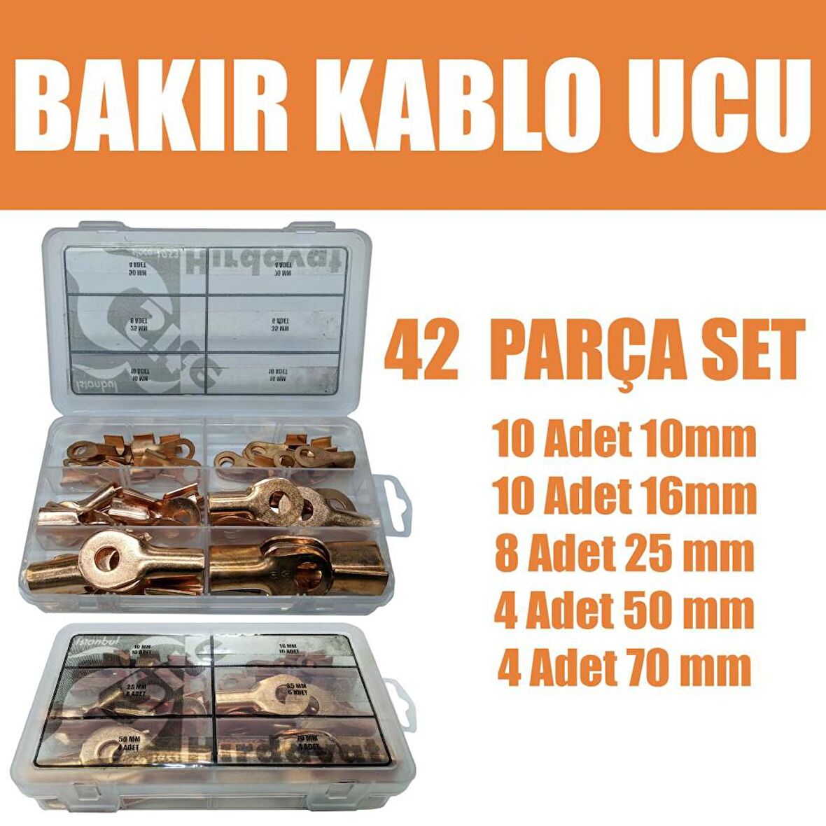 42 Parça Bakır Uç Seti