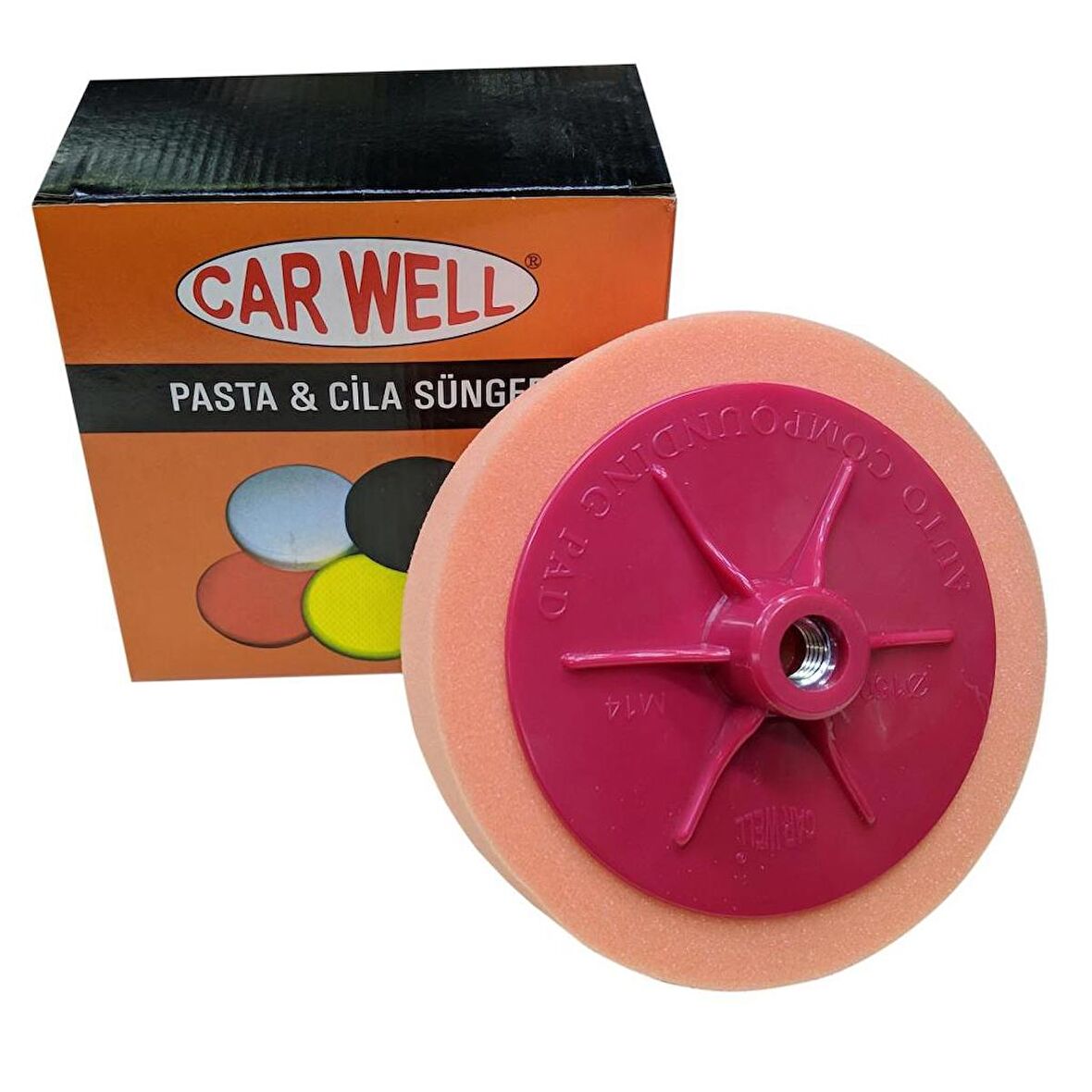 Carwell Pasta Cila Süngeri 150mm M14