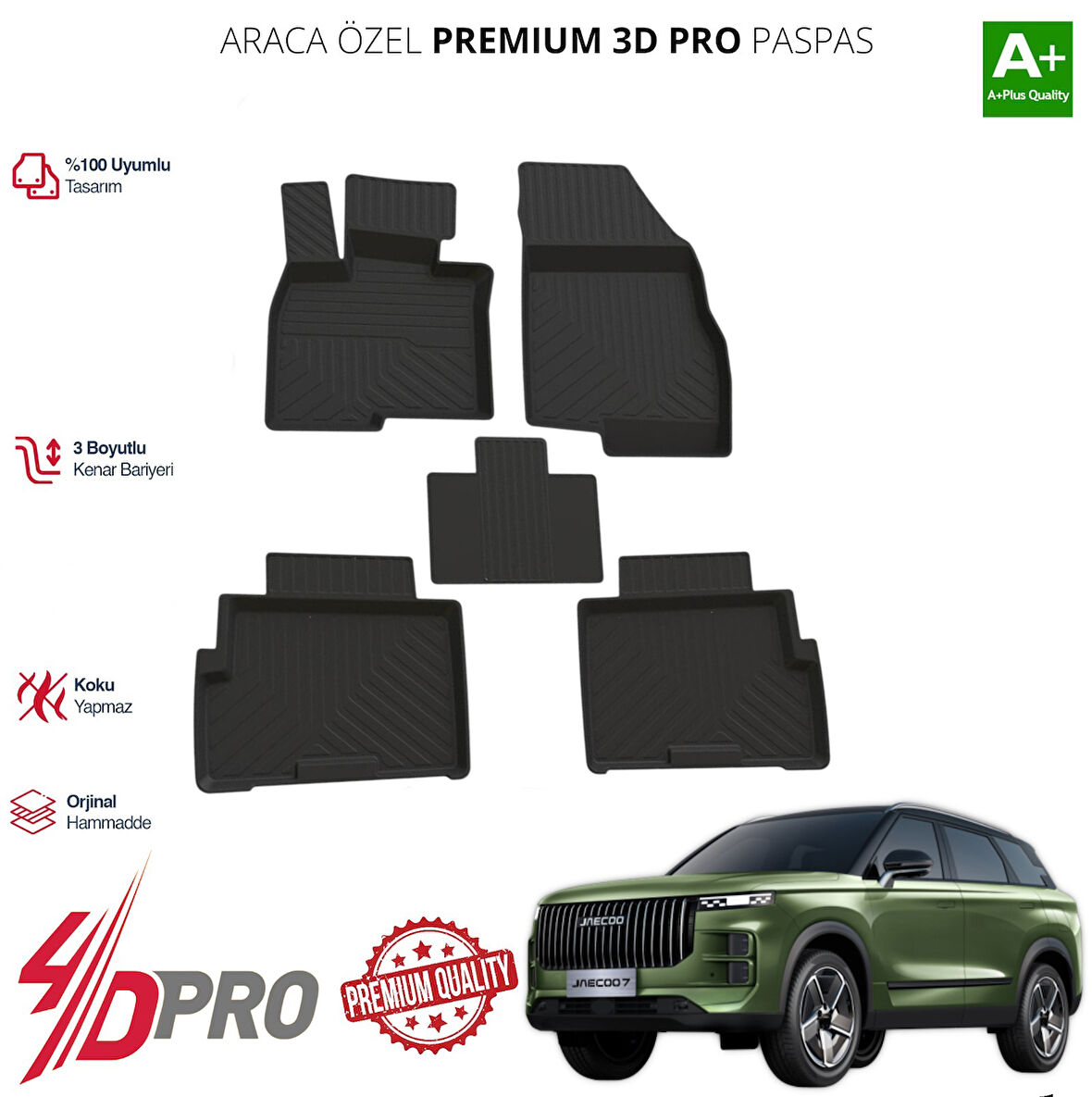 JAECOO 7 4D PASPAS 2023 2024 2025 2026 2027