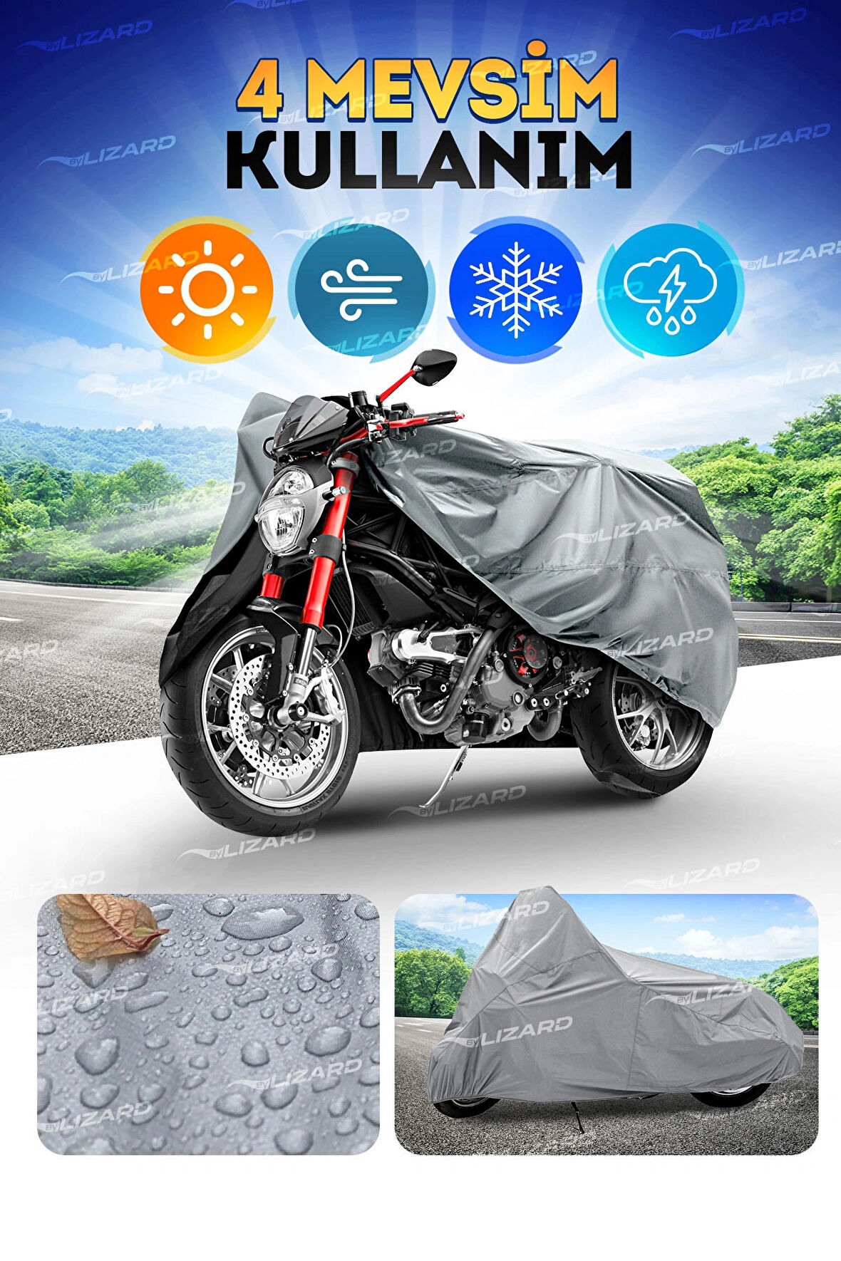 Honda Kinetic Dx Motosiklet Brandası, Motor Örtüsü, Çadır