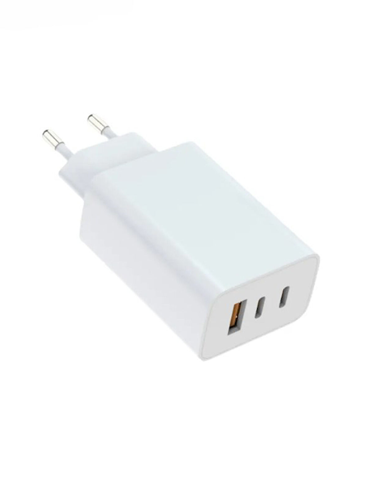 2 Type - C + Usb Giriş Şarj Adaptörü 65W   Hızlı Şarz Iphone Xiaomi Huawei Samsung Oppo Uyumlu