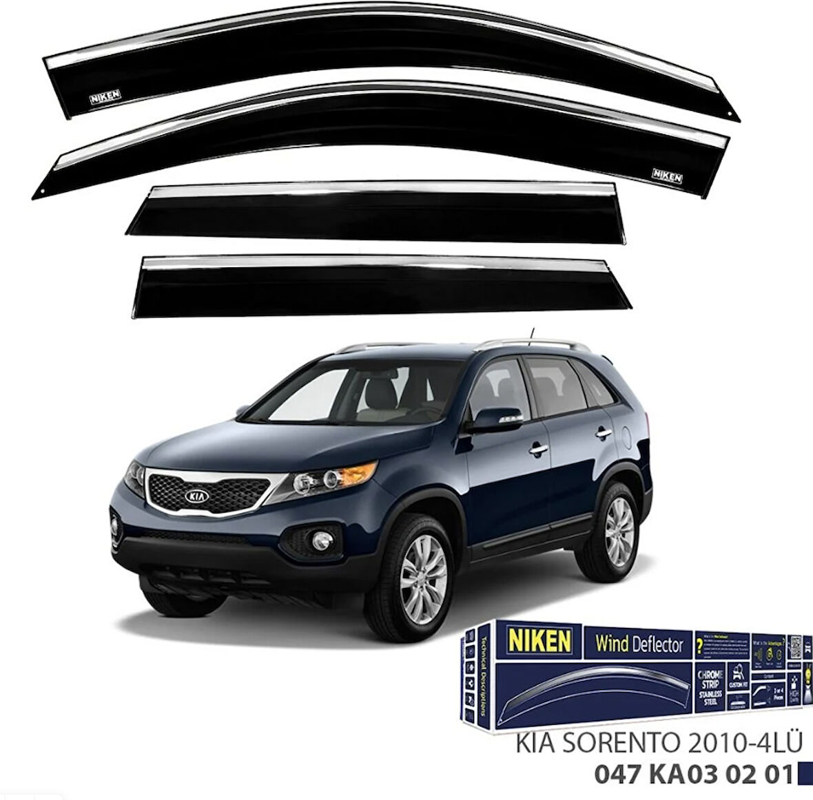 KİA SORENTO ARACA ÖZEL CAM RÜZGARLIĞI 2010 2011 2012 2013 2014 2015 2016 2017 2018 2019