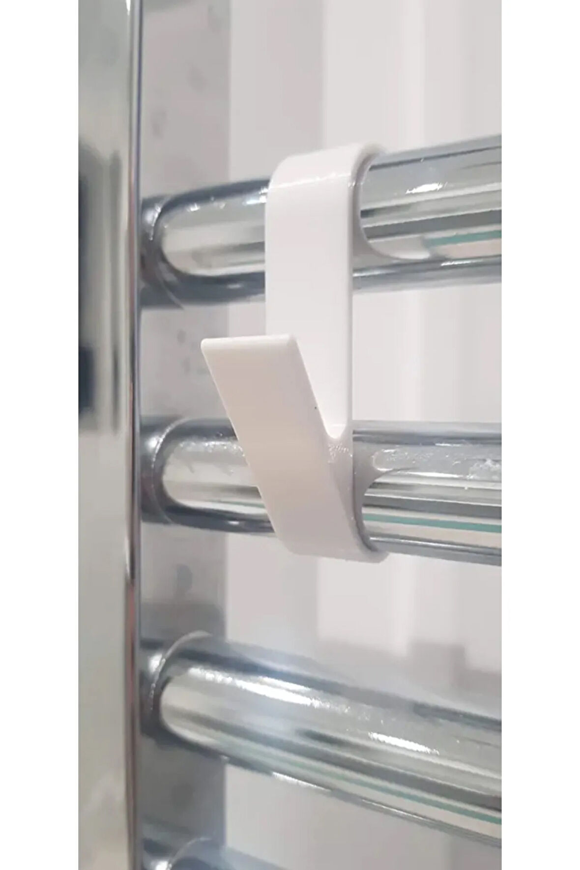 Havlupan Aksısı 4 Adet Beyaz Renk Banyo Askısı