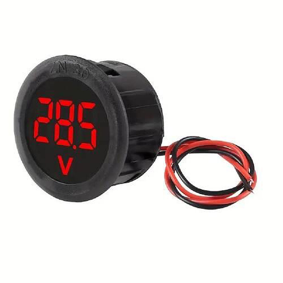 DC 4-100V Dijital Voltmetre Kırmızı LED – Araç, Tekne, Karavan, Motosiklet Uyumlu