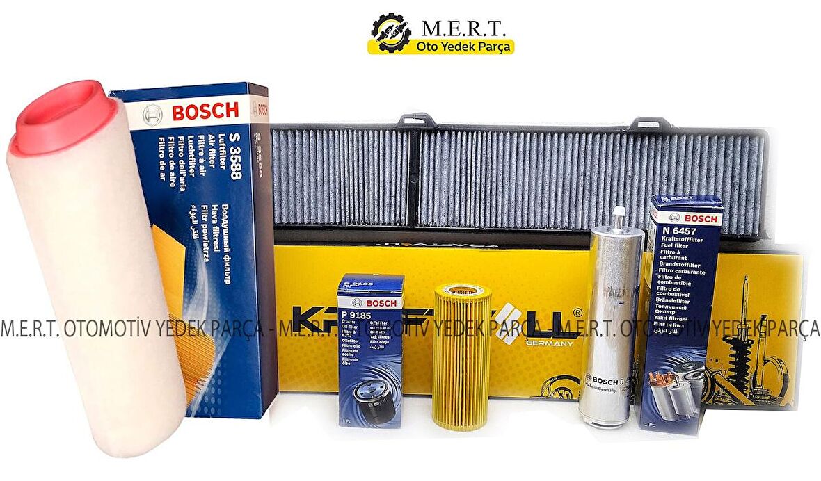 Bmw 1.20D E87 Dizel Filtre Bakım Seti M47 - 163Hp (490440510)