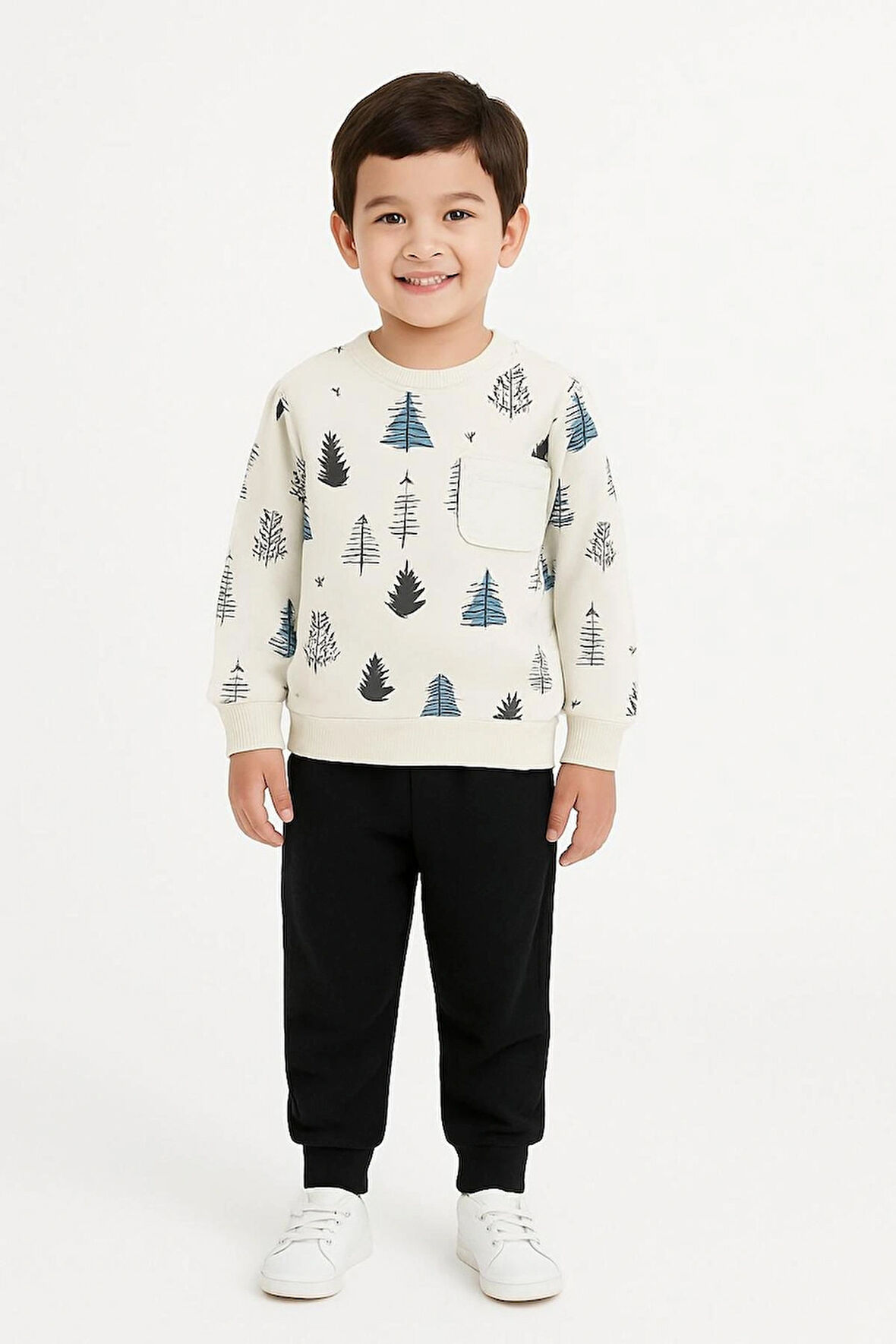 ERKEK ÇOCUK PAMUKLU ALT ÜST TAKIM 2'Lİ EŞOFMAN TAKIMI 