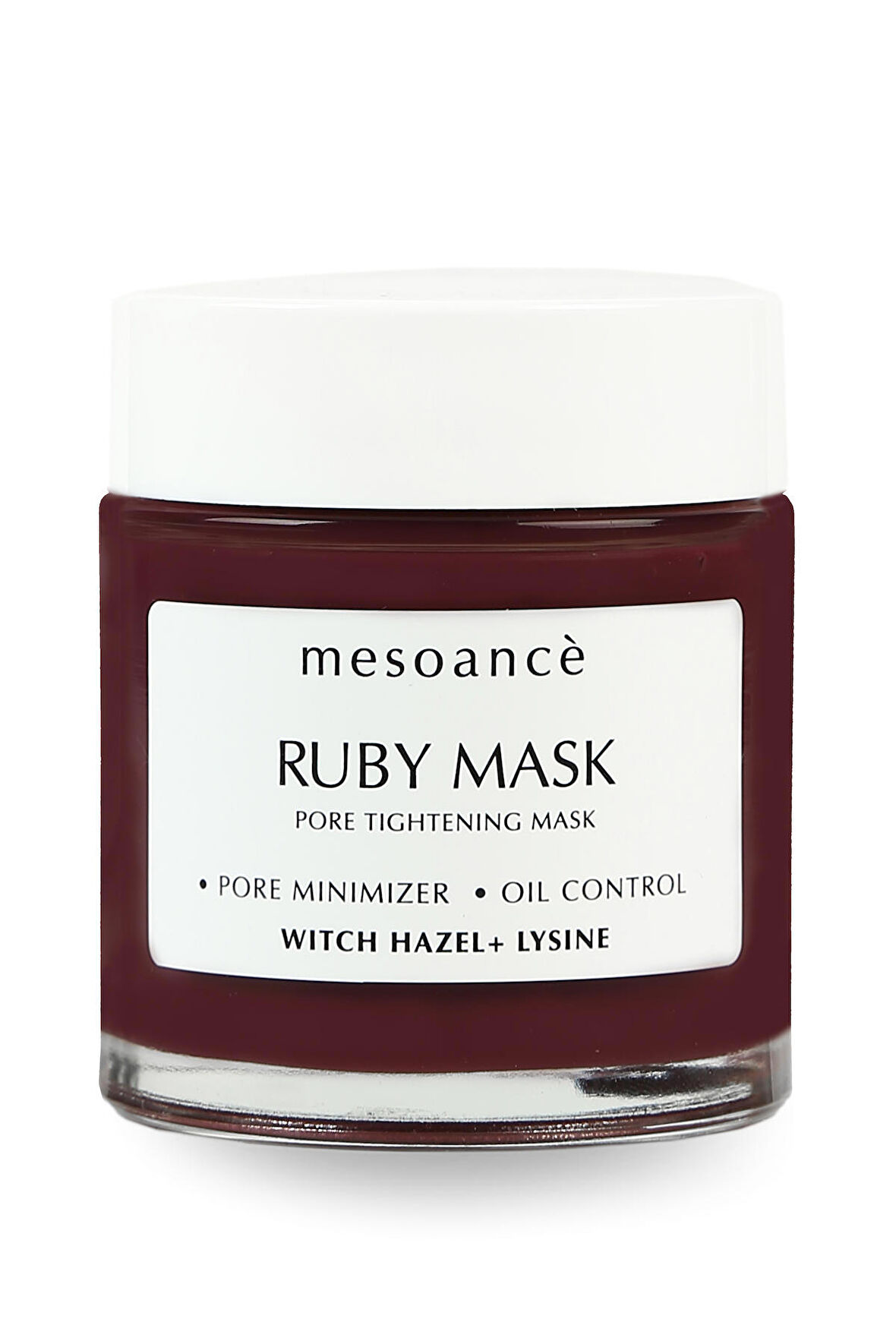 Mesoance Yüz Maskesi Siyah Nokta & Gözenek Sıkılaştırıcı Face Mask Ruby Pore Tightening Mask 100ml