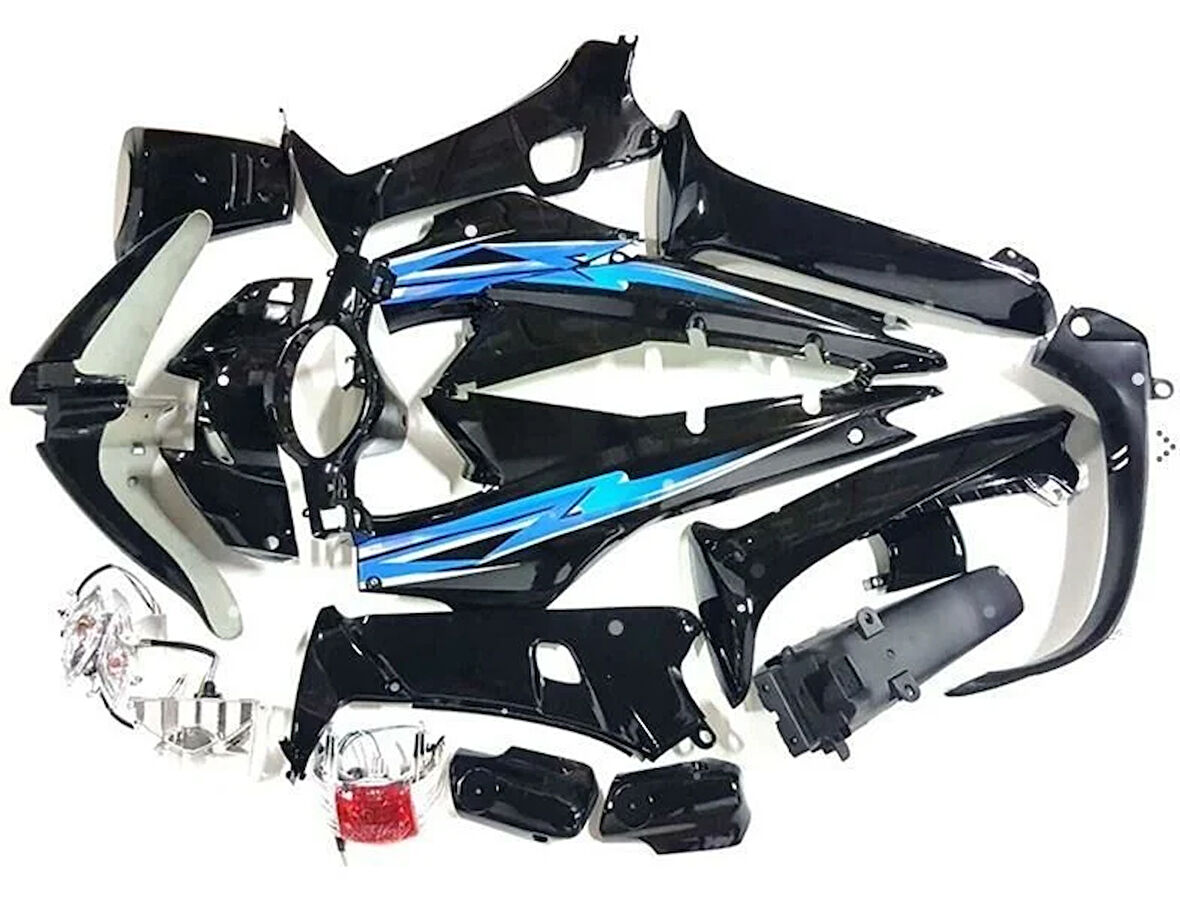 Monero MONDİAL KH MFH KANUNİ CUP 100 KAPORTA SETİ SİYAH FAR STOP DAHİL