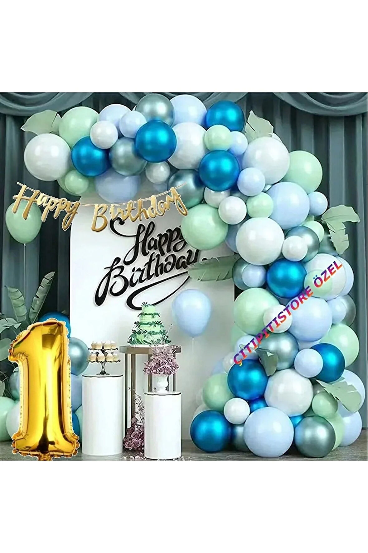 1 Yaş Garland Kemer Balonlar
