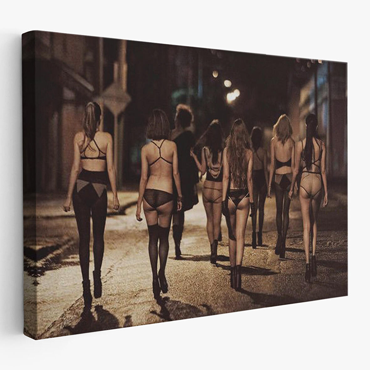 Sokak Kadınları Tablosu - Street Woman-6554