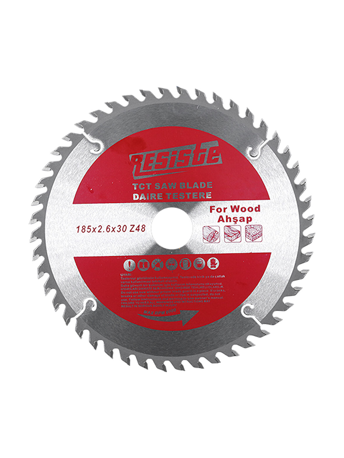 Resiste 185x2,6x30 Z48 Sunta Kesme Testeresi